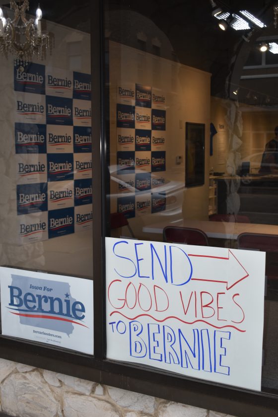 Sanders opens campaign office on Main Street News, Sports, Jobs